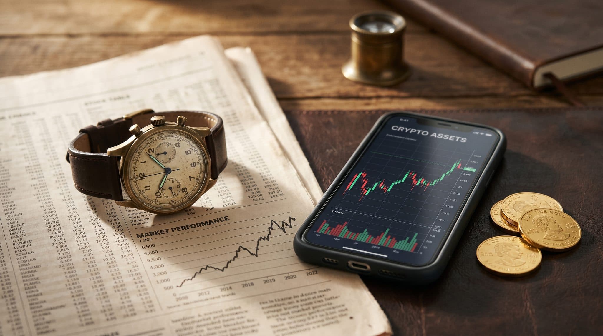 Watches vs. Stocks vs. Crypto: How the Three Asset Classes Actually Compare