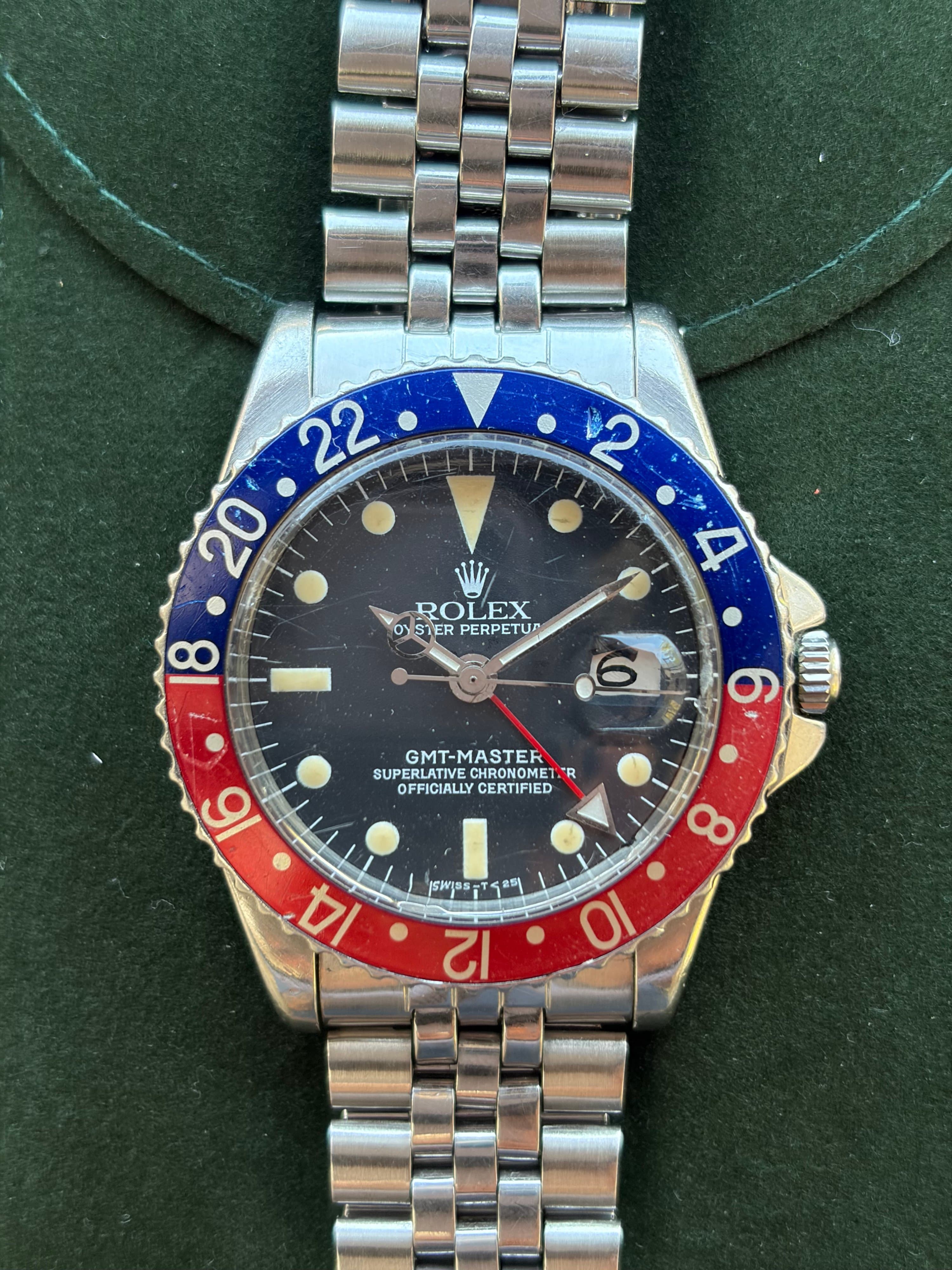 No Reserve: 1961 Rolex GMT-Master 1675